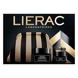 Zestaw Lierac Premium, bogaty krem przeciwstarzeniowy, 50 ml + krem pod oczy, 20 ml i kosmetyczka gratis