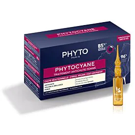 Phyto Phytocyane Woman Kuracja przeciw okresowemu wypadaniu włosów dla kobiet ampułki 12×5 ml