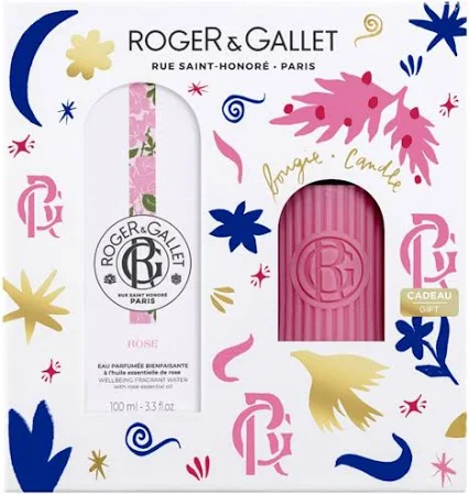 Roger&Gallet Zestaw Rose: Woda Zapachowa 100 ml + Świeca