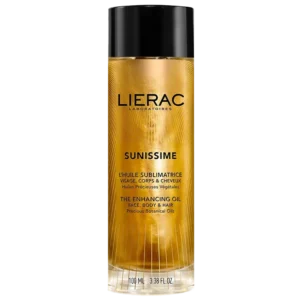 Lierac Sunissime, multifunkcyjny suchy olejek dodający blasku z drobinkami złota, 100 ml